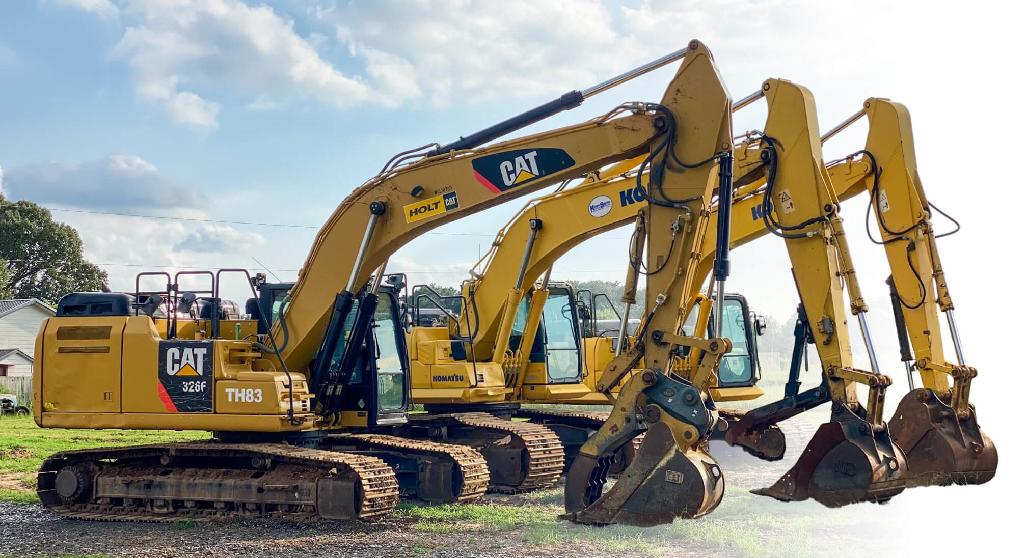 CAT Excavator Lineup